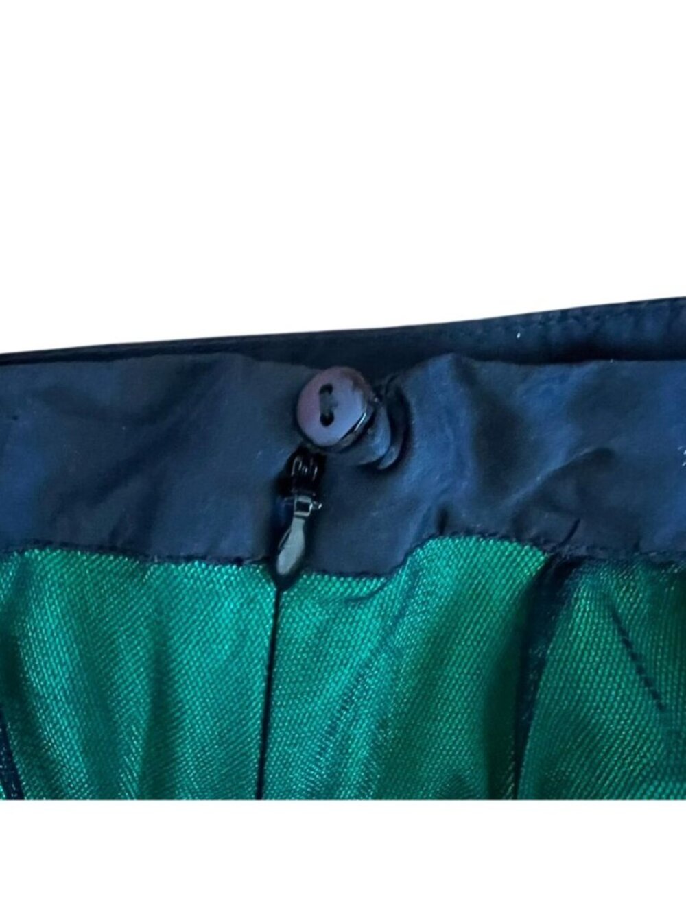 Anthropologie Sheer Midi Skirt Emerald Black Tulle Embroidered Witchy Goth - Picture 9 of 9